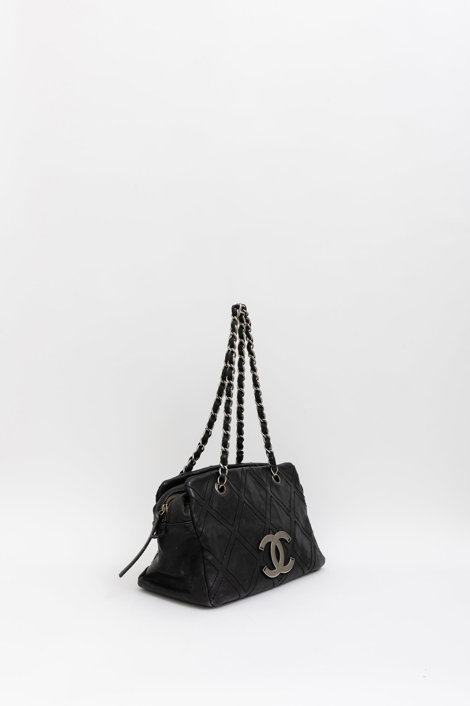 Diamond Stitch Tote Bag