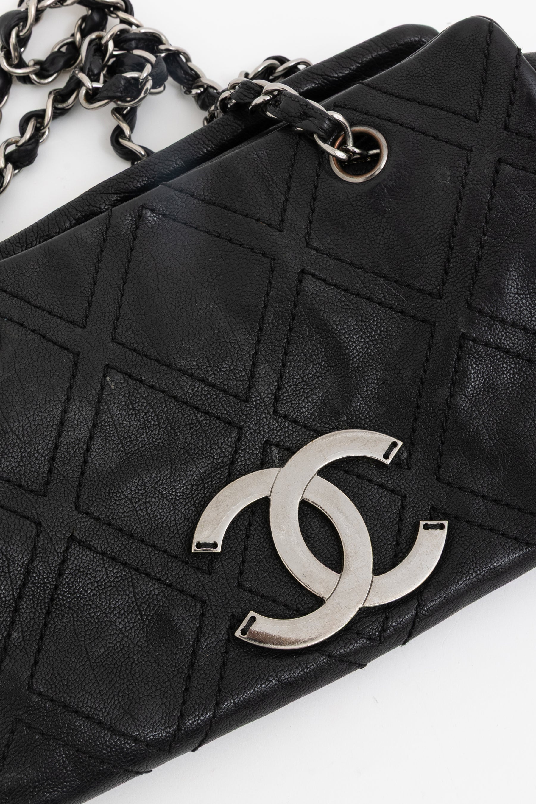 Diamond Stitch Tote Bag