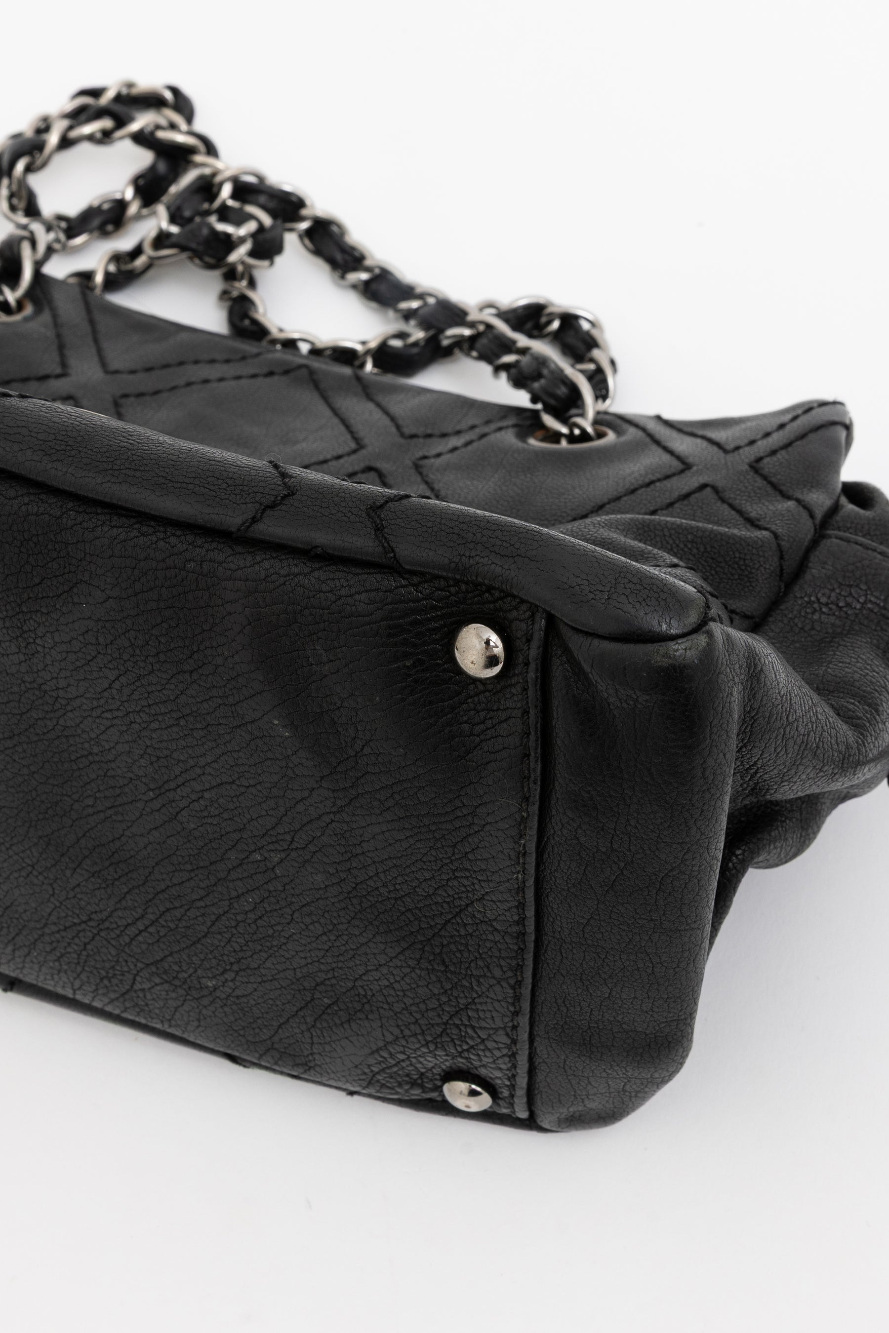Diamond Stitch Tote Bag