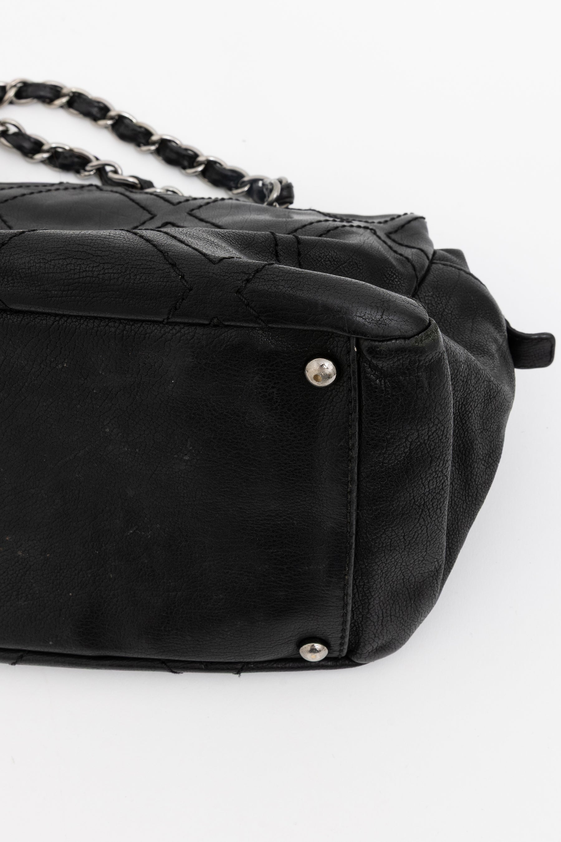 Diamond Stitch Tote Bag