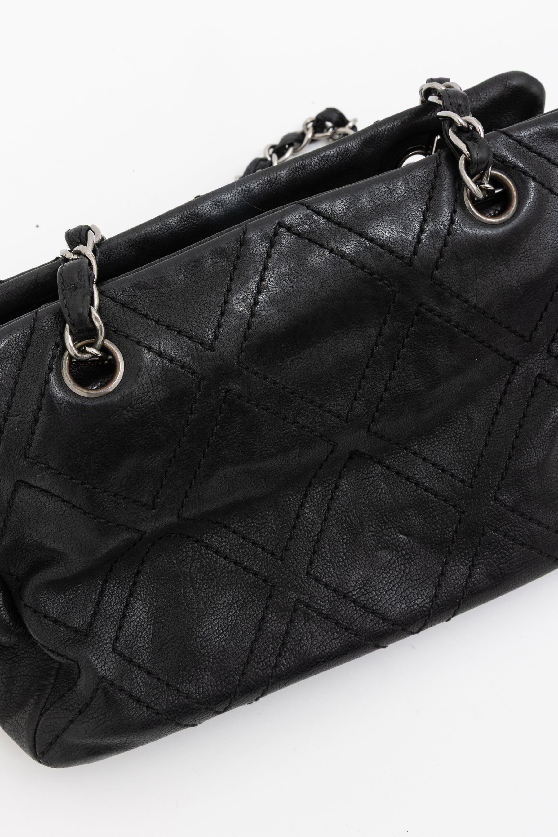 Diamond Stitch Tote Bag
