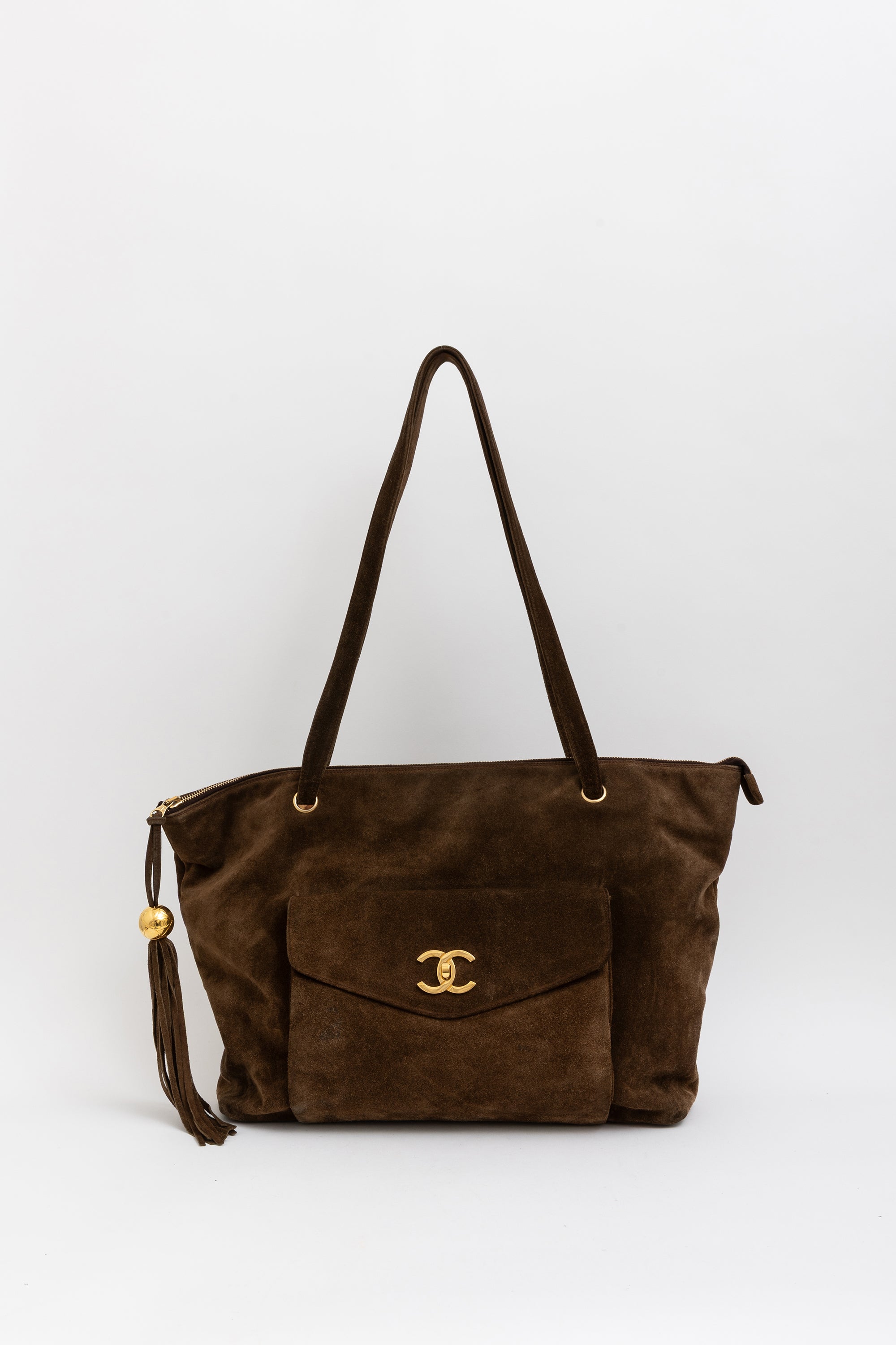 Vintage CC Tassel Tote