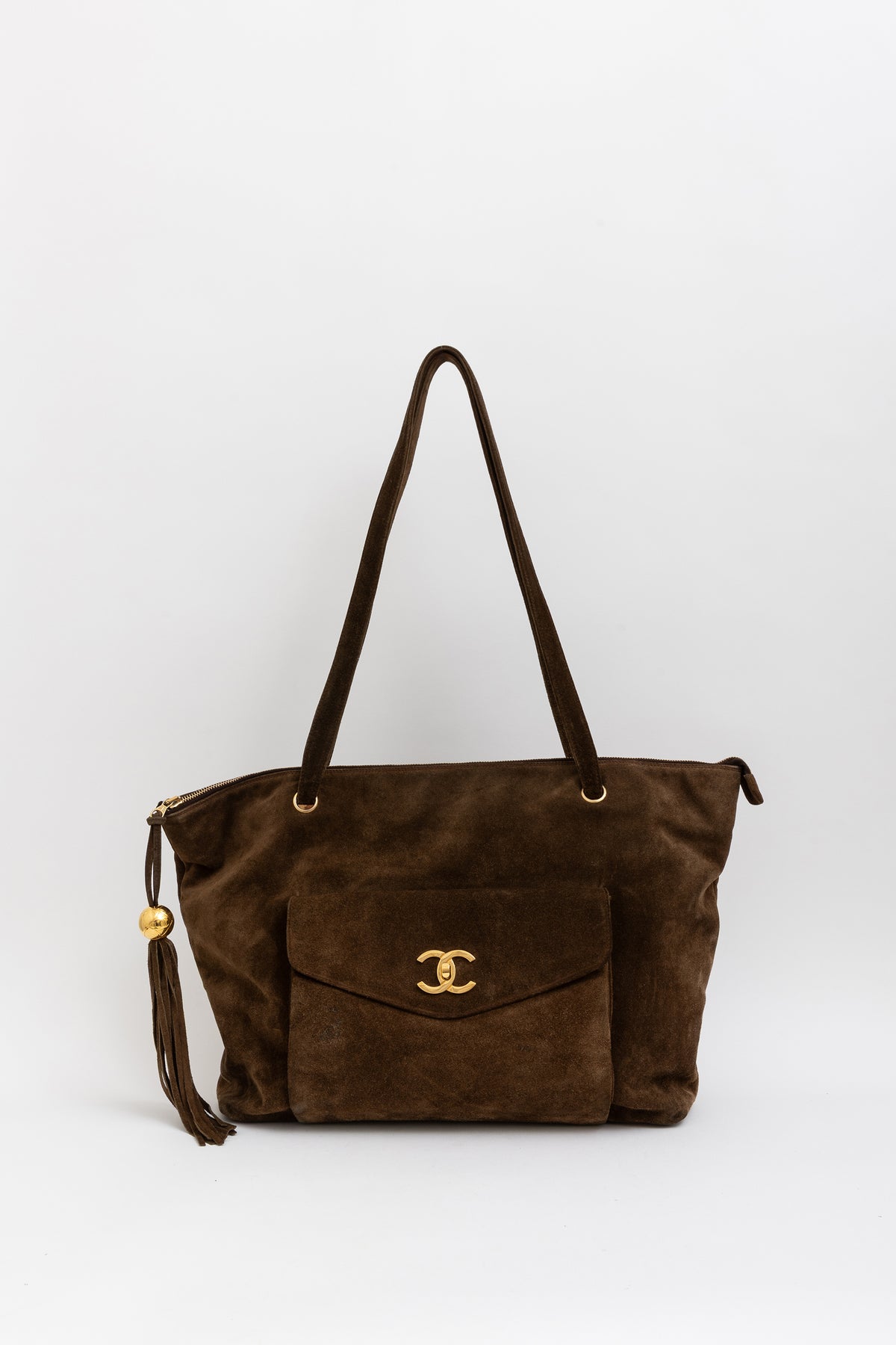 Vintage CC Tassel Tote