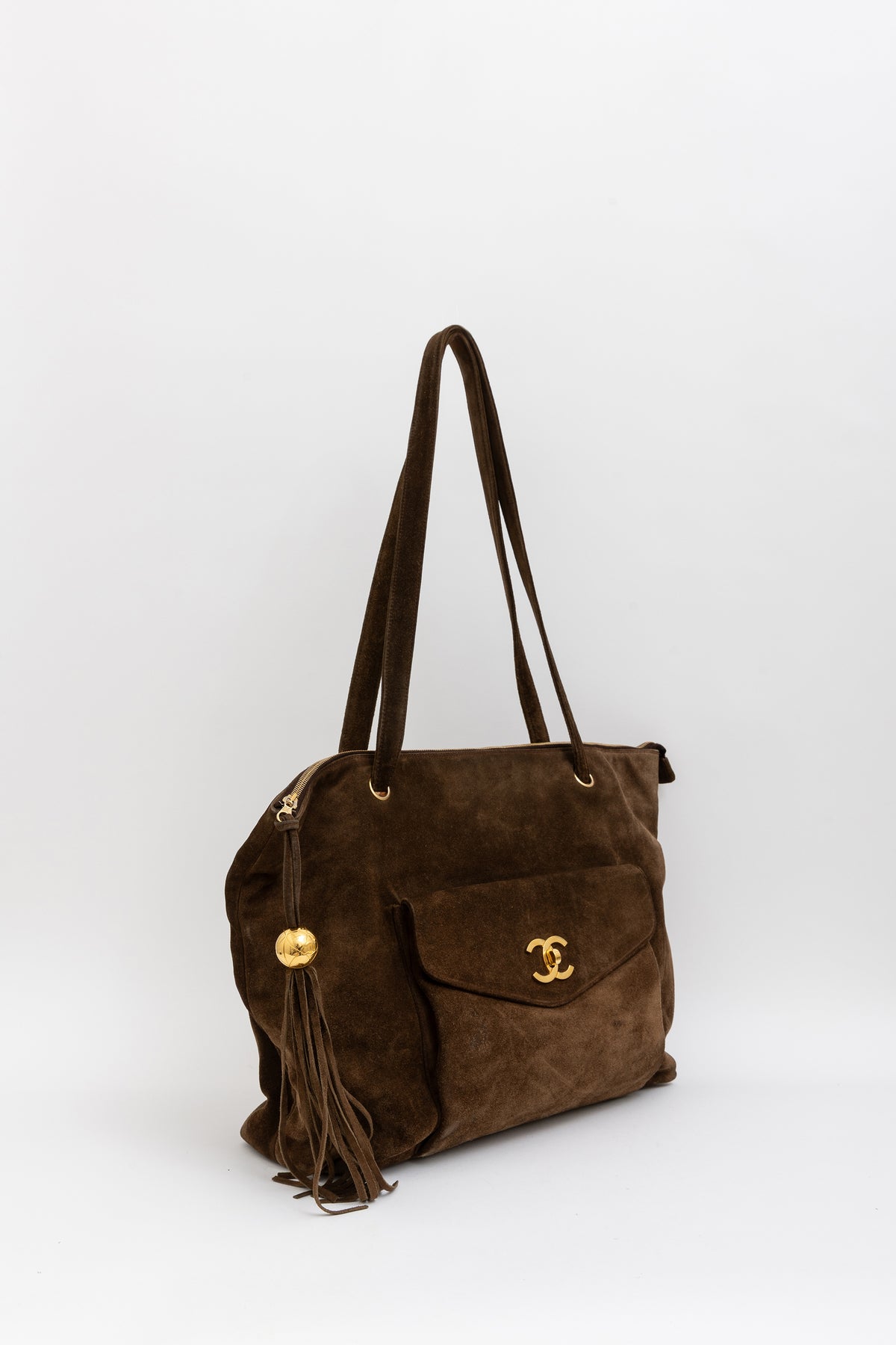 Vintage CC Tassel Tote