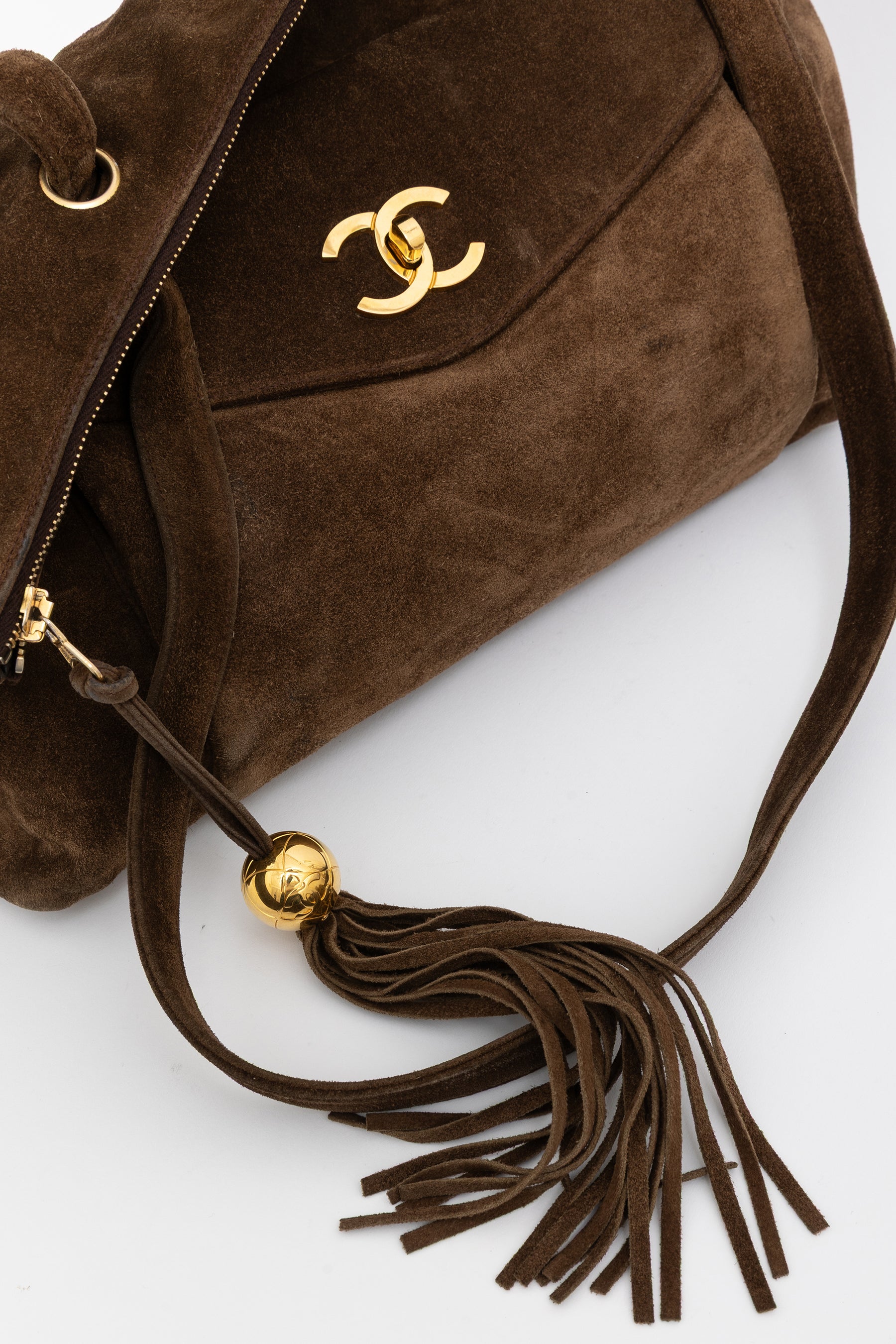 Vintage CC Tassel Tote