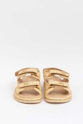 Raffia Dad Sandals