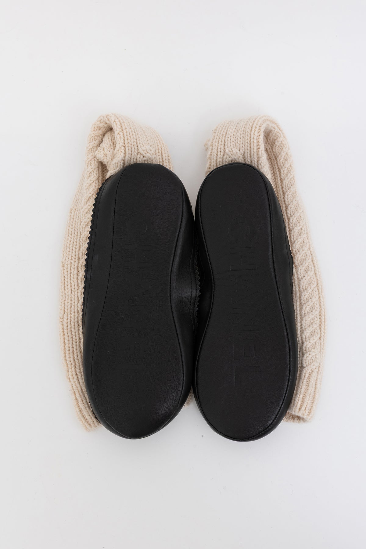 Cable-Knit Slippers