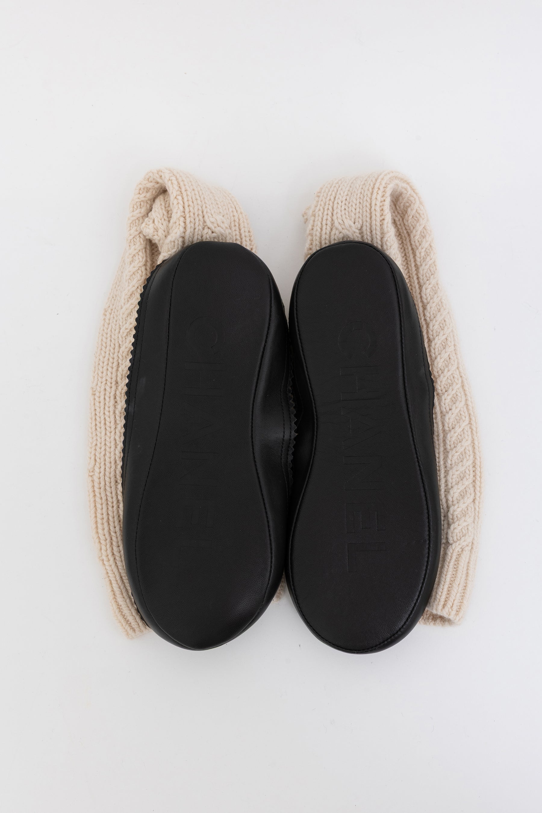 Cable-Knit Slippers