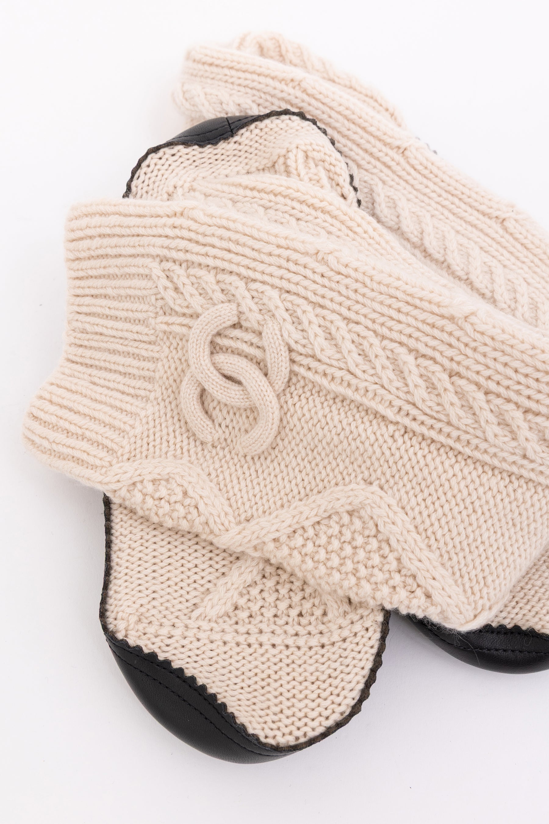 Cable-Knit Slippers