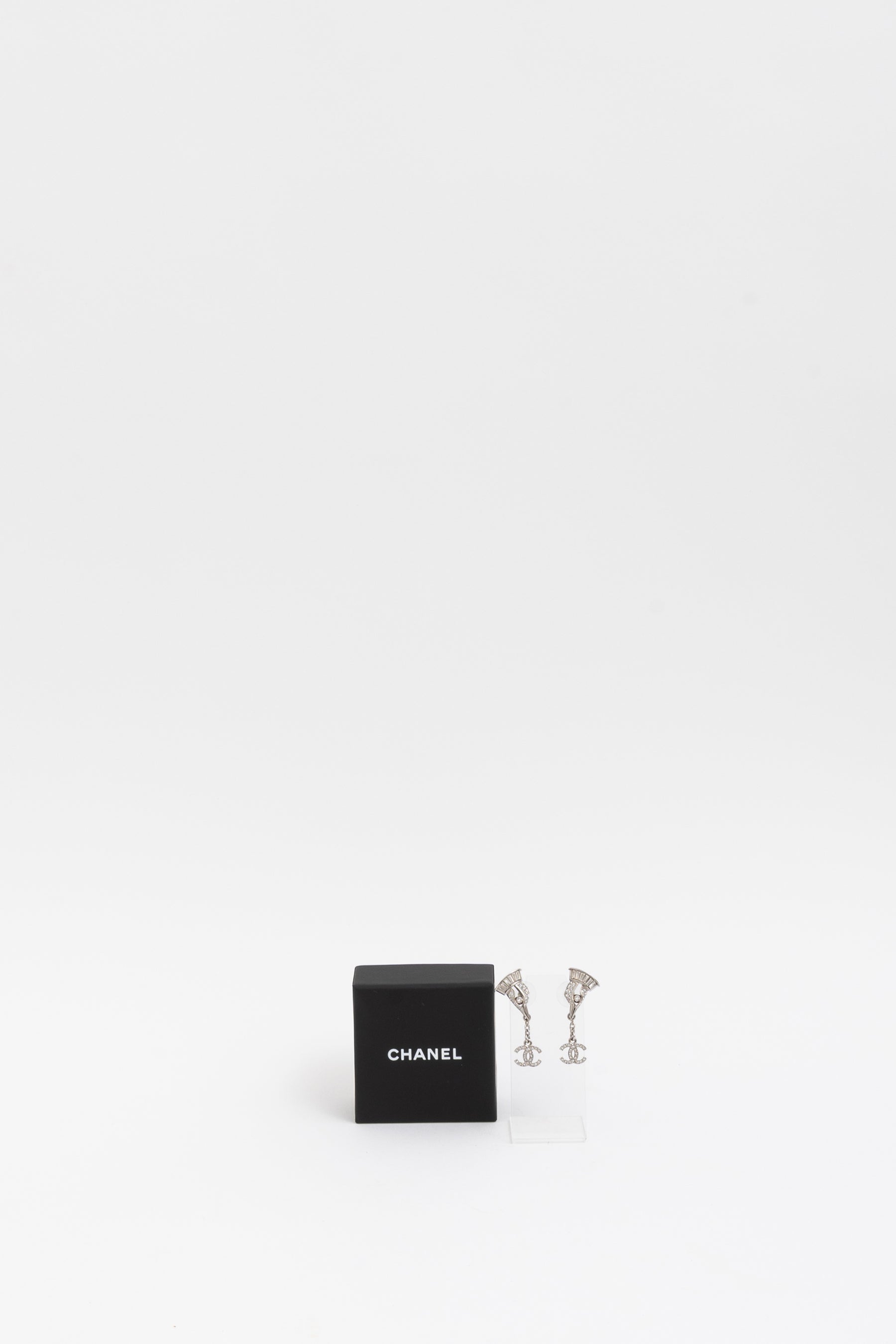 Crystal Bird Drop Earrings