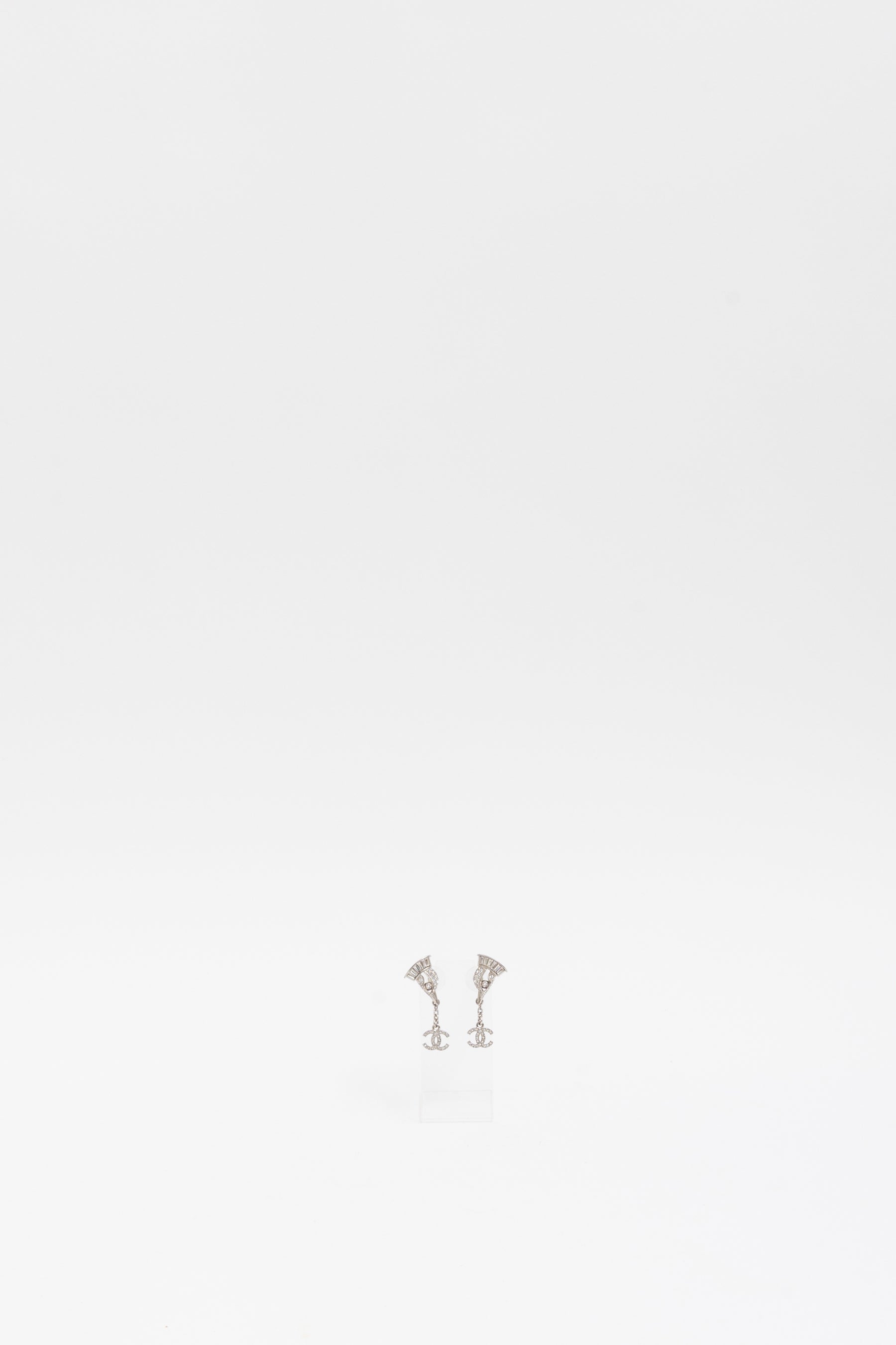 Crystal Bird Drop Earrings