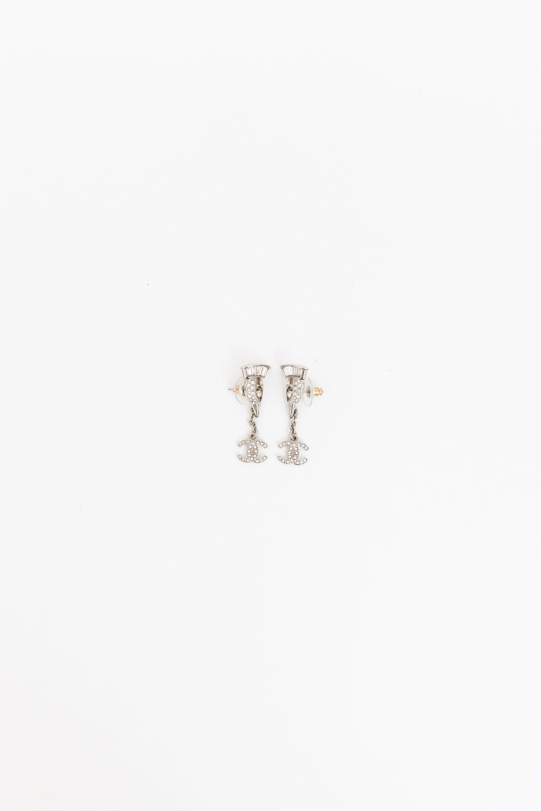 Crystal Bird Drop Earrings