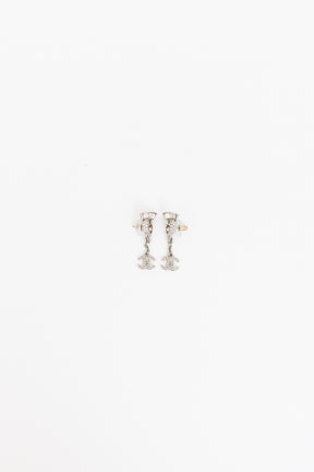 Crystal Bird Drop Earrings