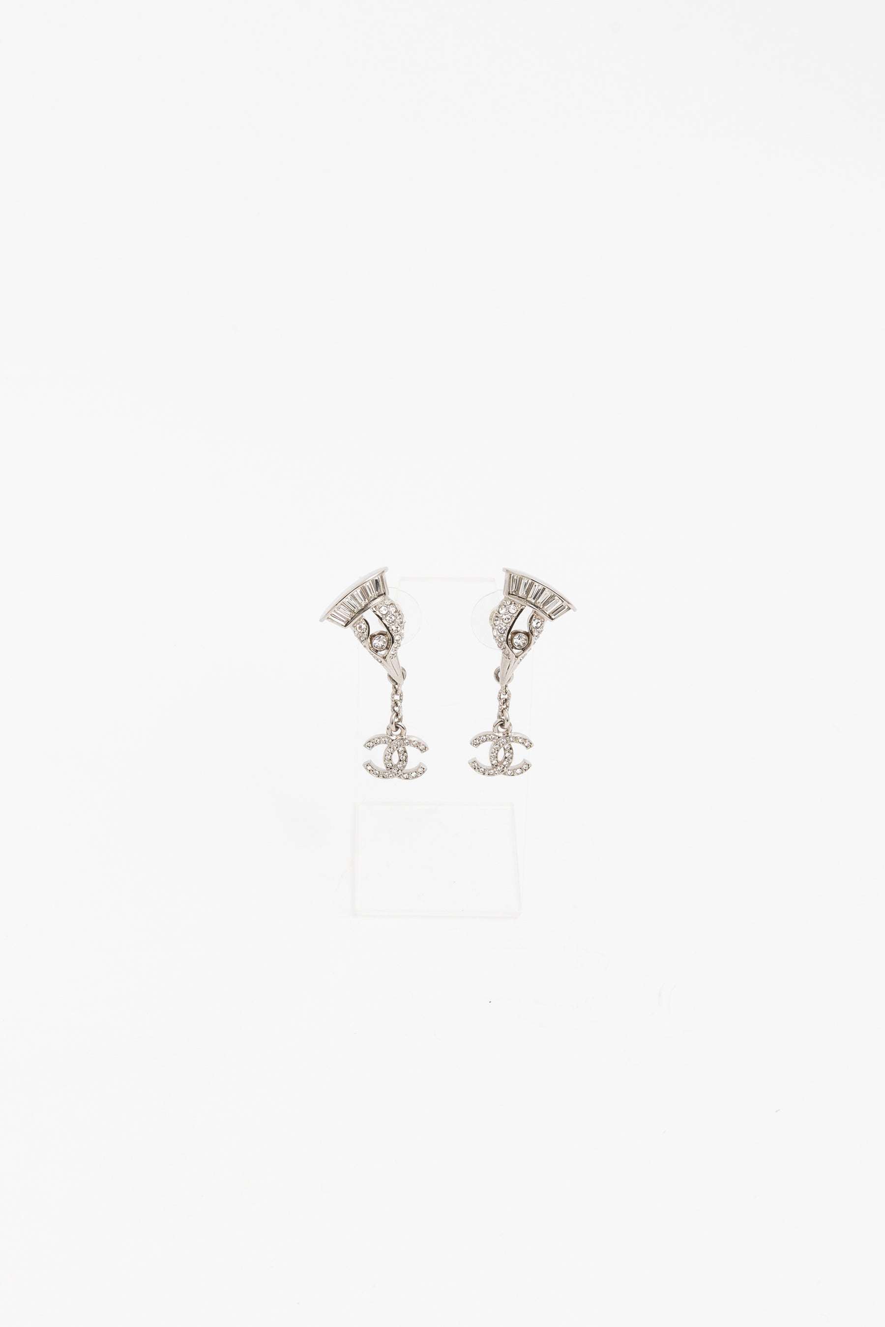 Crystal Bird Drop Earrings
