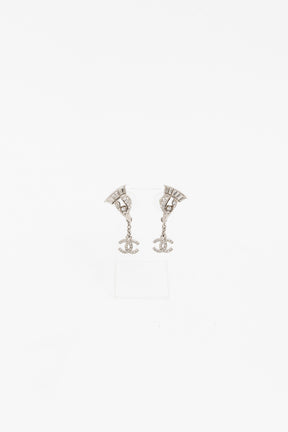 Crystal Bird Drop Earrings