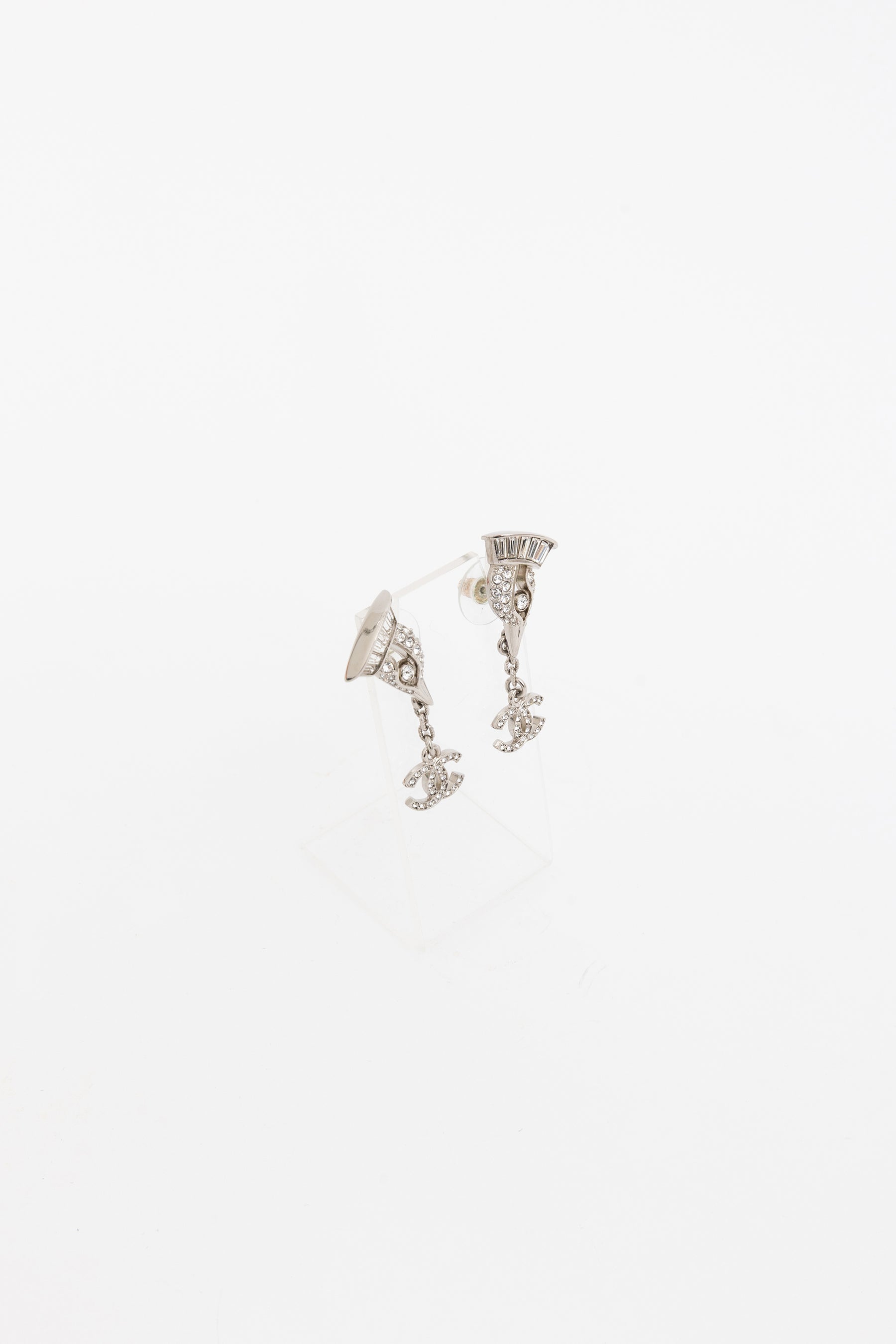 Crystal Bird Drop Earrings