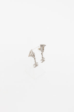 Crystal Bird Drop Earrings