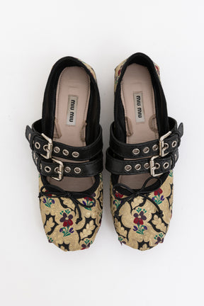 Brocade Ballet Flats