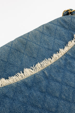 Denim Fringed Bag