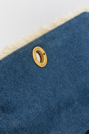 Denim Fringed Bag