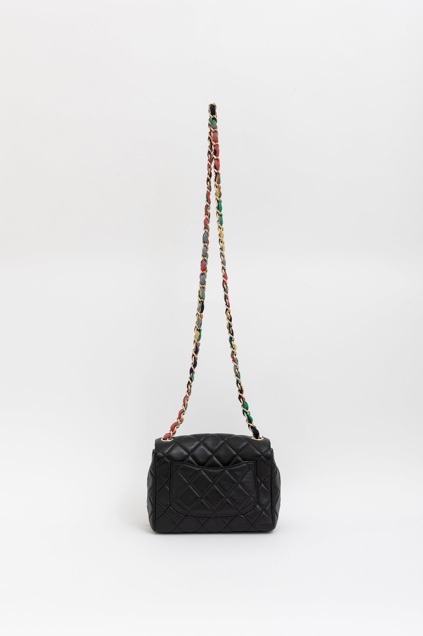 Ribbon Chain Small Flap Bag