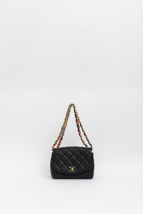 Ribbon Chain Small Flap Bag