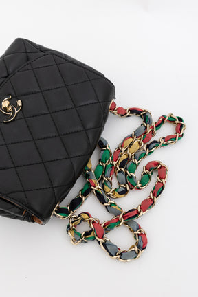 Ribbon Chain Small Flap Bag