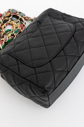 Ribbon Chain Small Flap Bag