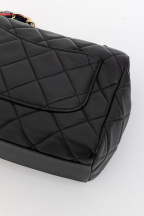 Ribbon Chain Small Flap Bag