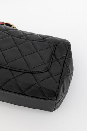 Ribbon Chain Small Flap Bag