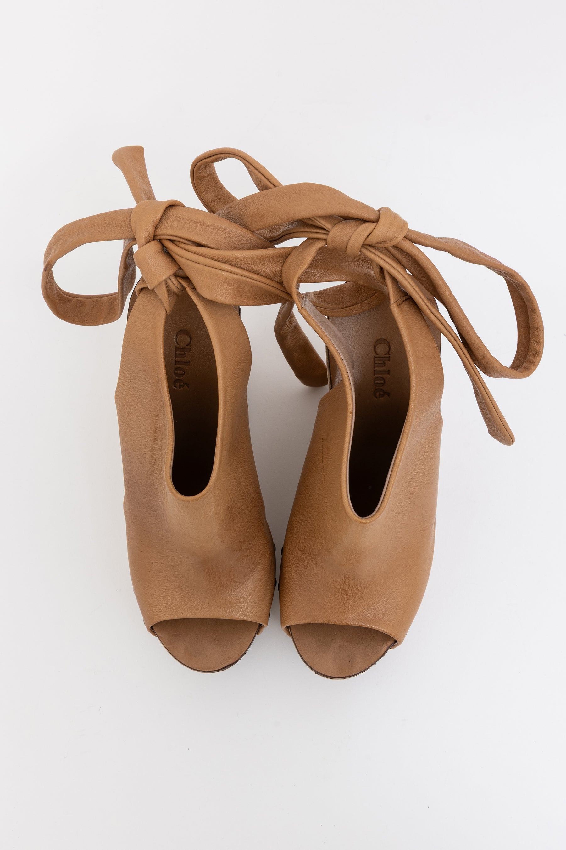 Wedge Platform Ankle Tie Sandals