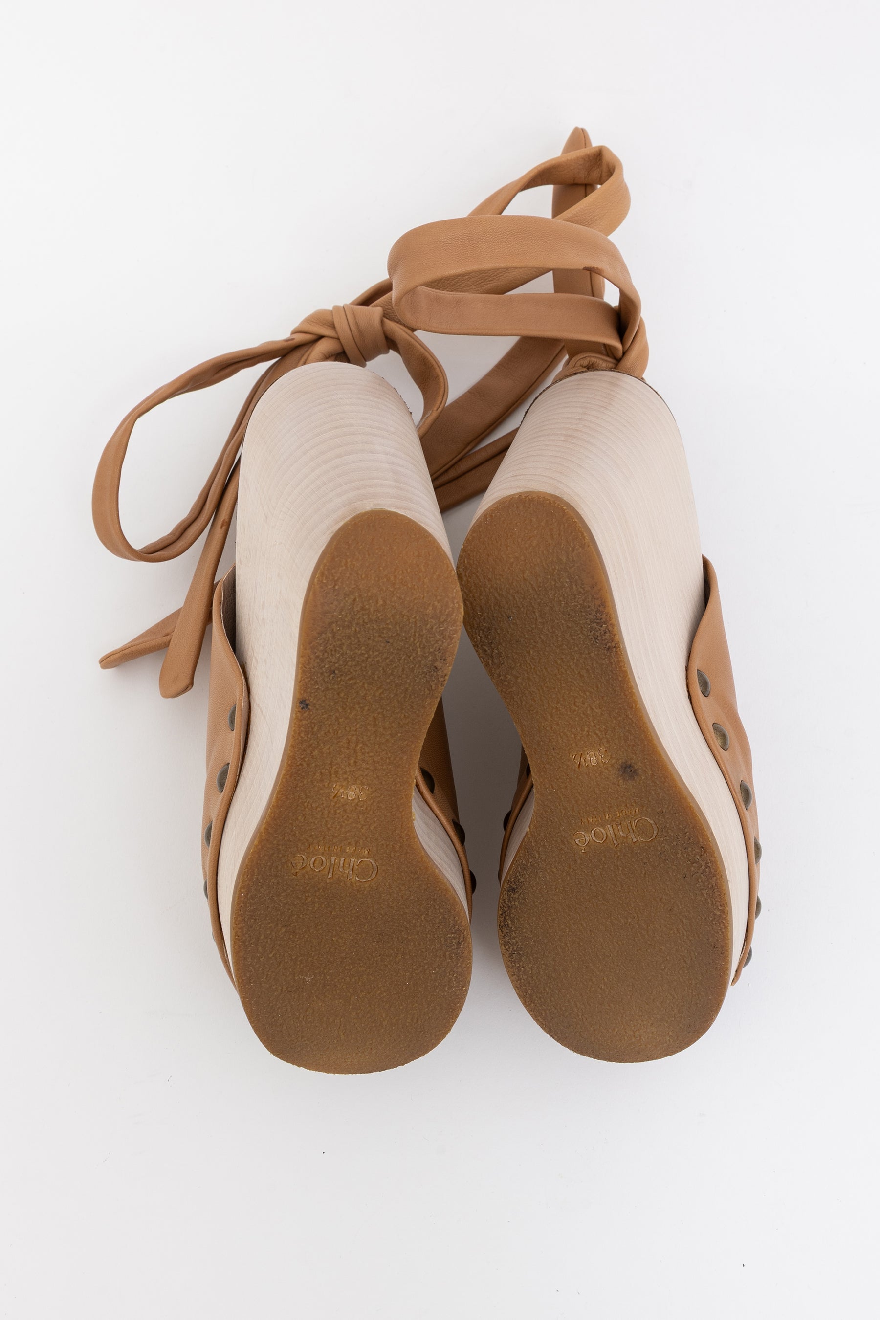 Wedge Platform Ankle Tie Sandals