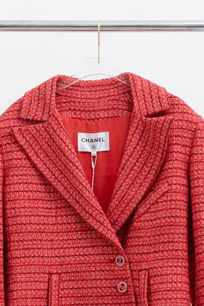 Tweed Double Breasted Blazer