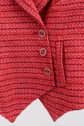 Tweed Double Breasted Blazer