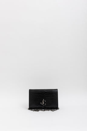 Palace Croc-Embossed Crossbody Bag