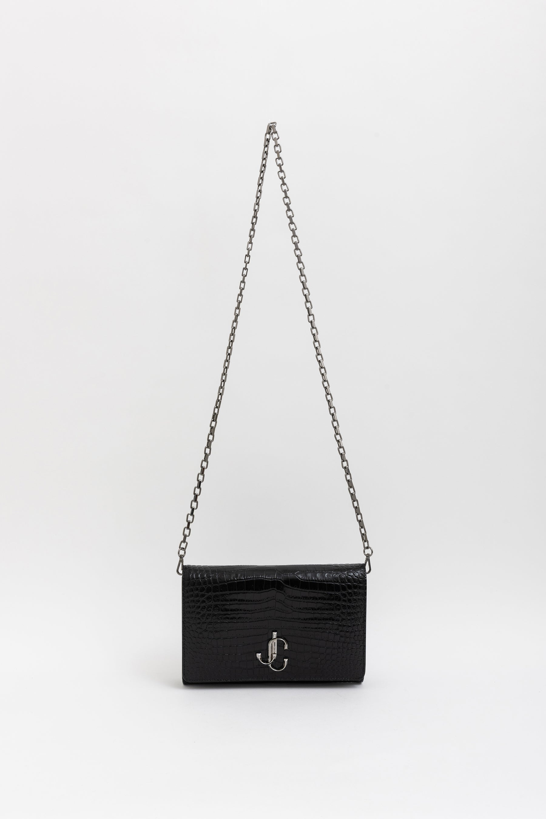 Palace Croc-Embossed Crossbody Bag