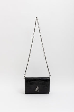 Palace Croc-Embossed Crossbody Bag