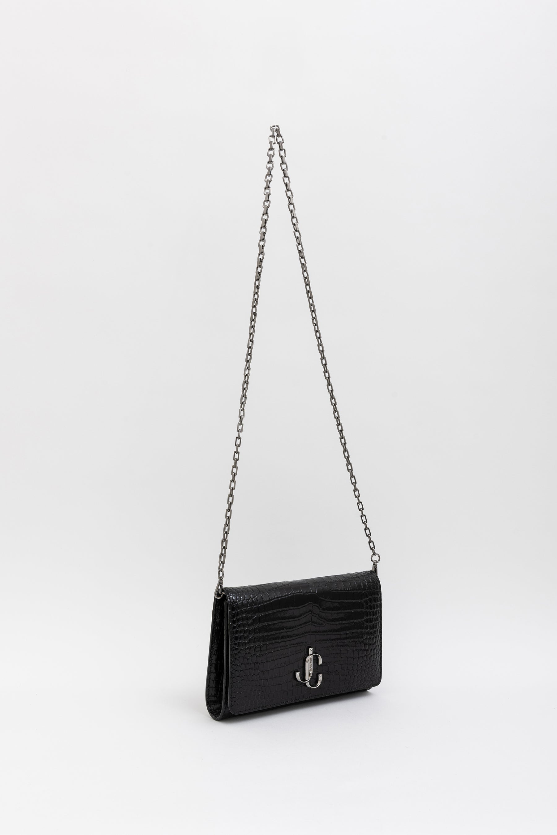Palace Croc-Embossed Crossbody Bag