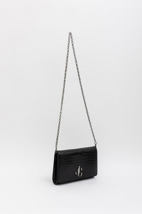 Palace Croc-Embossed Crossbody Bag