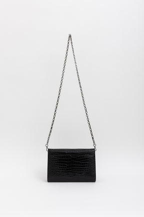 Palace Croc-Embossed Crossbody Bag
