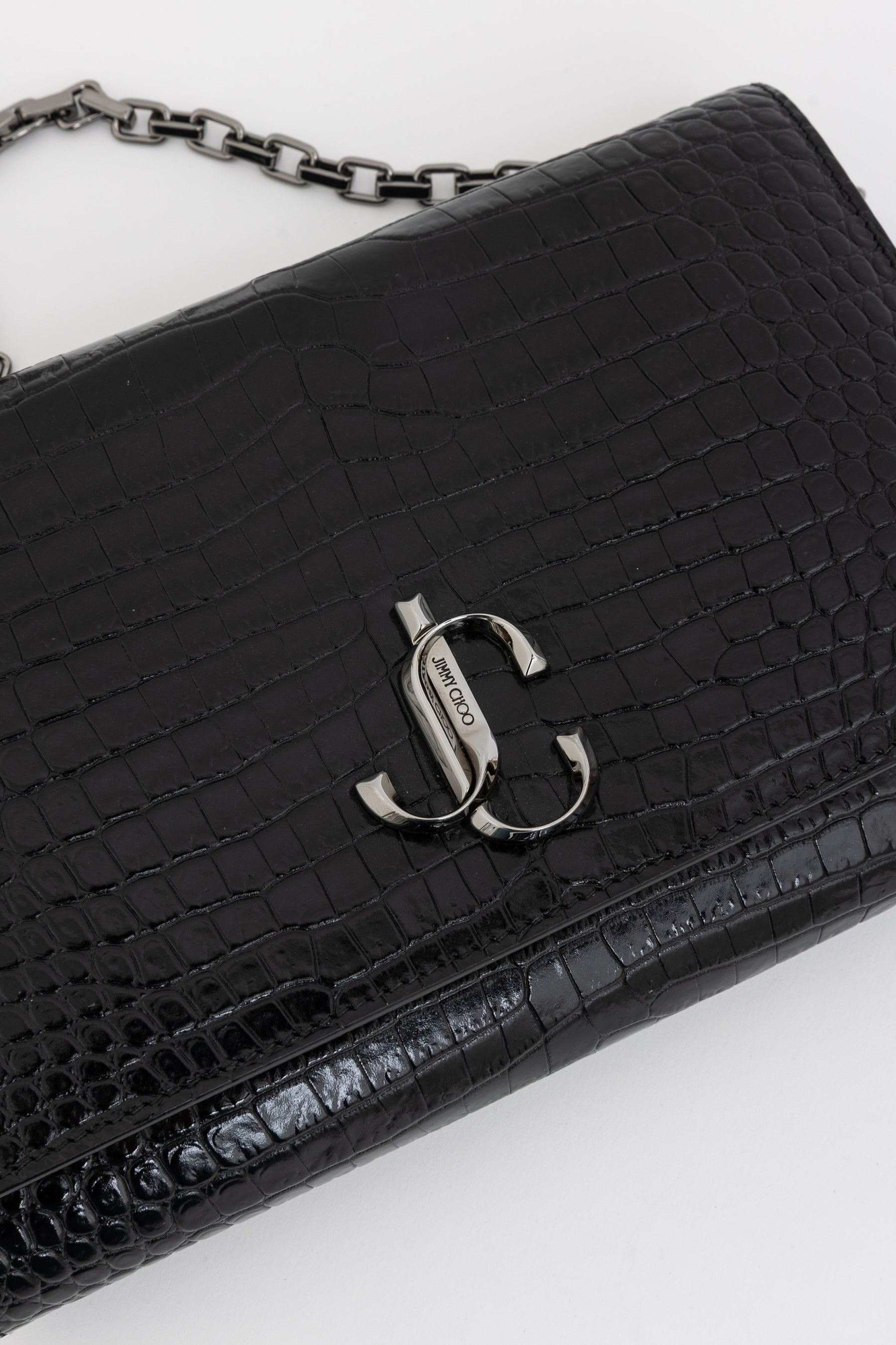 Palace Croc-Embossed Crossbody Bag