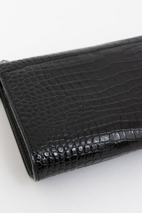 Palace Croc-Embossed Crossbody Bag