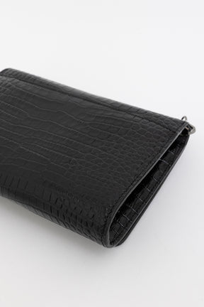 Palace Croc-Embossed Crossbody Bag