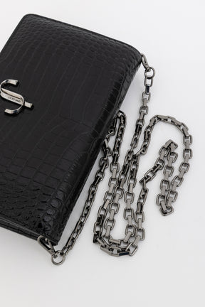 Palace Croc-Embossed Crossbody Bag