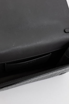 Palace Croc-Embossed Crossbody Bag