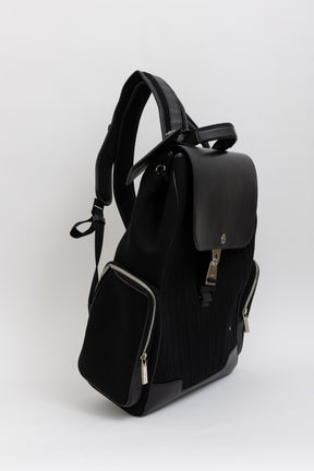 Large Never Still Canvas Flap Backpack