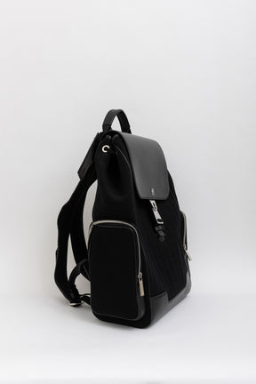 Large Never Still Canvas Flap Backpack