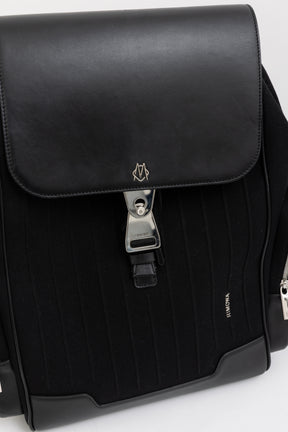 Large Never Still Canvas Flap Backpack