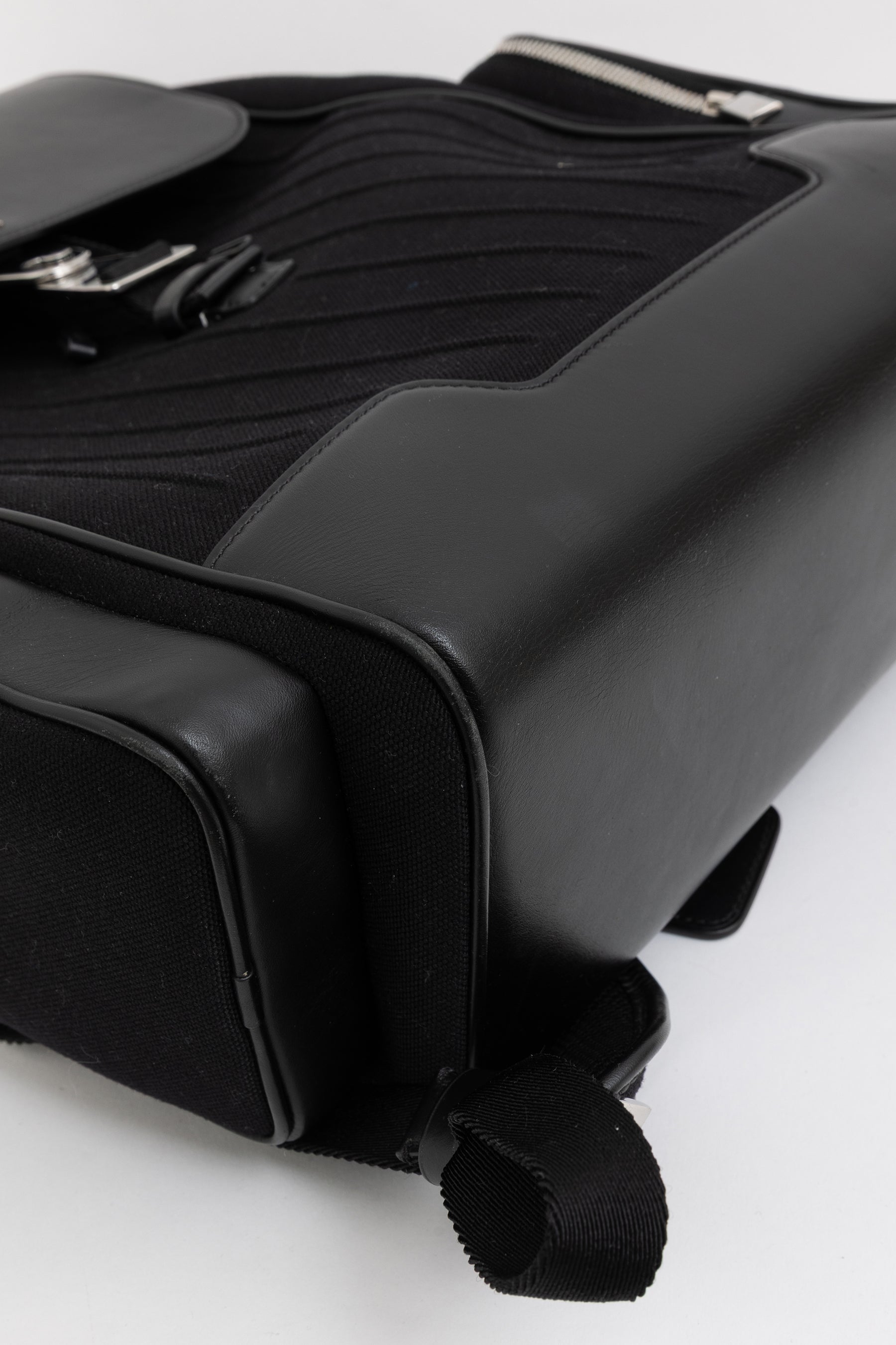 Large Never Still Canvas Flap Backpack