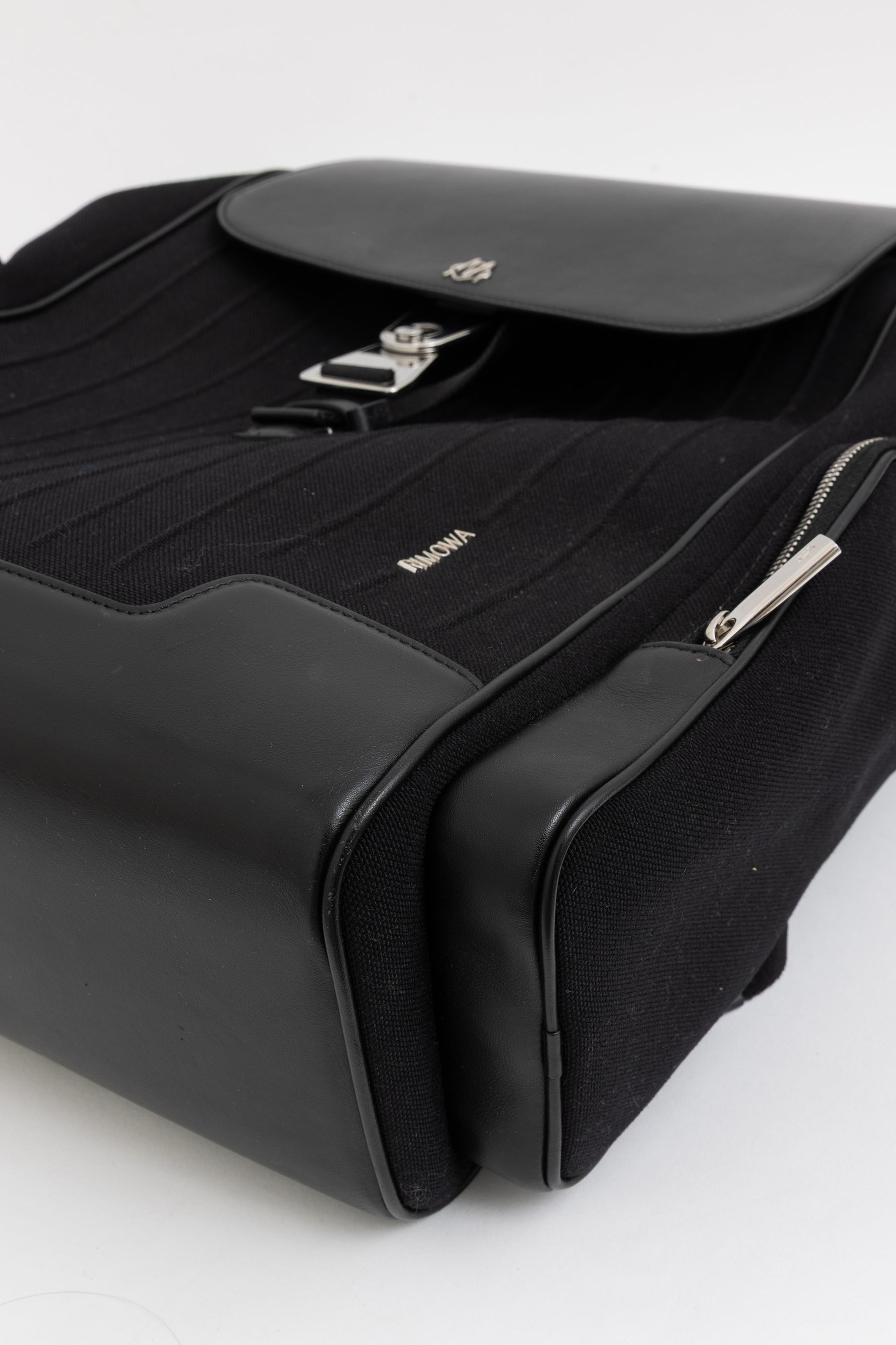 Large Never Still Canvas Flap Backpack